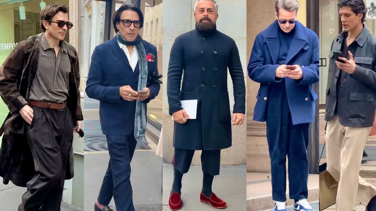 ITALIAN MEN’S STYLE 🇮🇹WINTER 2026 MEN‘S FASHION. STREET STYLE ARMANI MFW 2026 