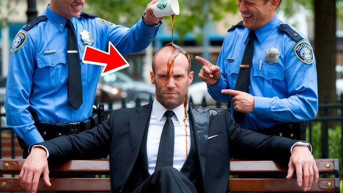 Cảnh sát dội cà phê nóng lên người Jason Statham, nhưng anh đã hối hận chỉ sau vài giây.... - YouTube