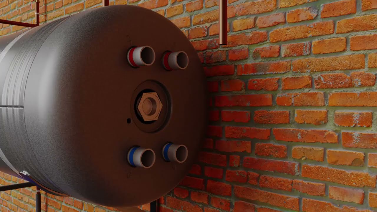 Монтаж горизонтального бойлера косвенного нагрева Kospel - YouTube