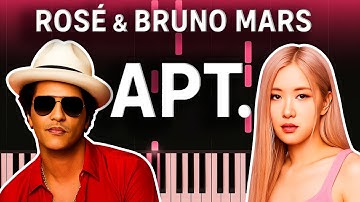 APT. - ROSÉ & Bruno Mars – EASY PIANO