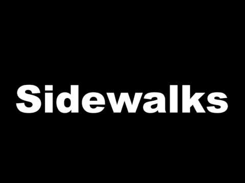 The weekend _ sidewalks  lyrics