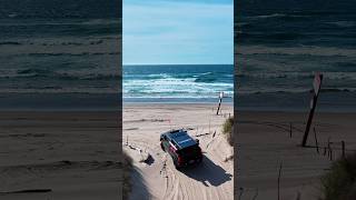 Plaża zamiast drogi. Czysty flow na piachu. #Oregon #USA #Overlanding #Offroad #ZR2
