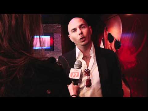 Pitbull at Club 23 Vida 23 with Melissa Hernandez