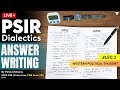 PSIR Optional UPSC | Live Answer Writing for UPSC Mains | PSIR Dialectics - Lec 2 | UPSC Blueprint