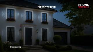 PhoneWatch Contact & Shock Detector | Protect Doors and Windows Before Entry