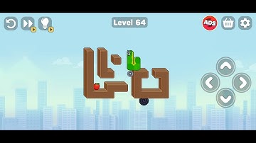 Snake Puzzle Slither to Eat  Level 64 walkthrough Solution | Gameplay 