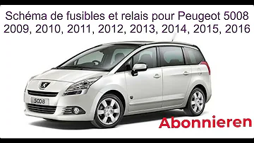 Ou trouver le fusible du feux stop sur Peugeot 5008