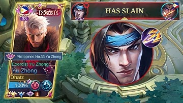 BADANG TRINITY BUILD AUTO WIN!? I SEE EASY PREY EVERYWHERE! | YU ZHONG TUTORIAL - MLBB