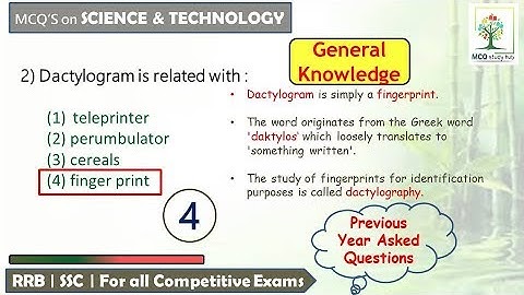 Science & Technology | RRB  NTPC/GROUP D | General Awareness |  SSC CGL, SSC CHSL |