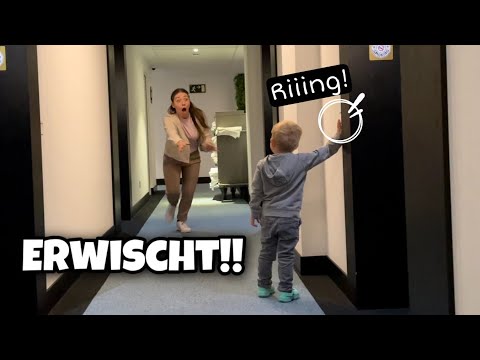 Lio spielt heimlich Klingel-Mäuschen im Hotel !!! 😨😅| Bibi