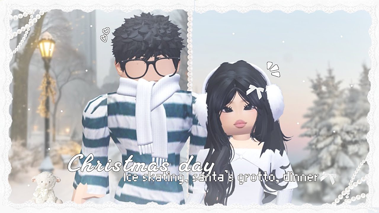 Christmas day ┊ Ice skating, santa’s grotto, dinner ┊ Berry aveue ┊ Voiced 🎙️ ⋆.𐙚 ̊☃️