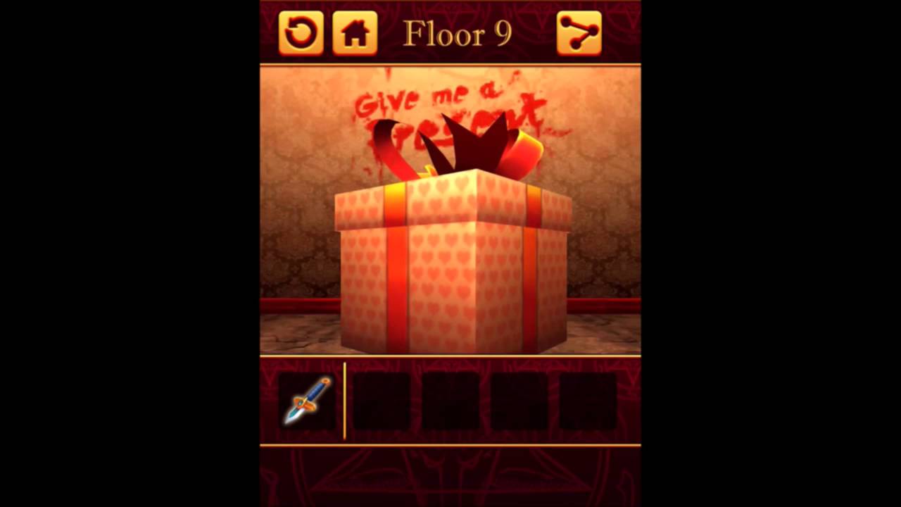 100 Hell 3D Chambers of Devil Floor 9 Walkthrough