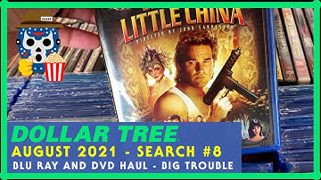 DOLLAR TREE $1 Store Blu Ray and DVD AUGUST 2021 Search 8 - Finding Big Trouble and more Echo Bridge