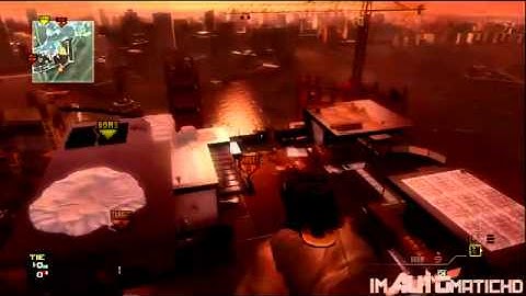 MW3 Glitches: *NEW* Ontop Of Map Overwatch Crane Skybarrier!