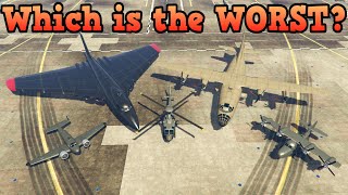 GTA 5 Online - Which is the worst turreted aircraft?