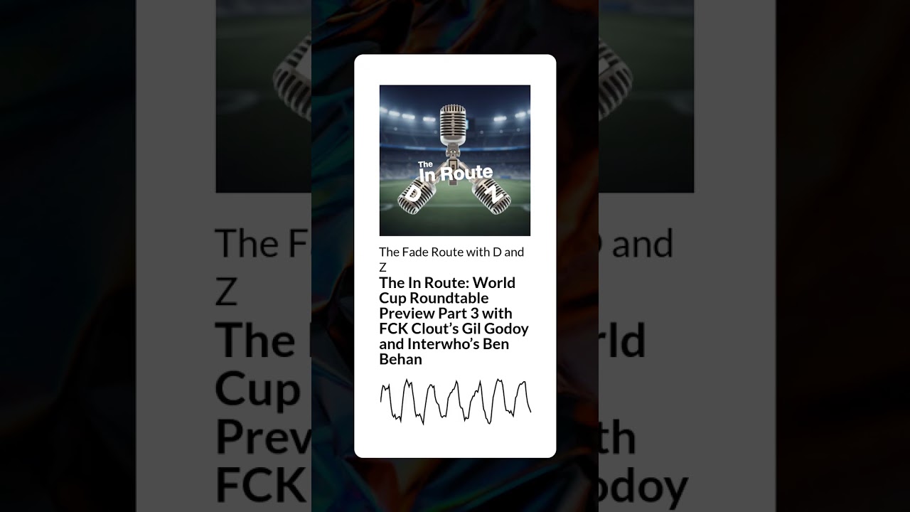 The In Route: World Cup Roundtable Preview Part 3 with FCK Clout’s Gil Godoy and Interwho’s Ben...