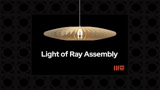 How to Assemble the Light of Ray Light Shade | Malcolm Taylor Design
