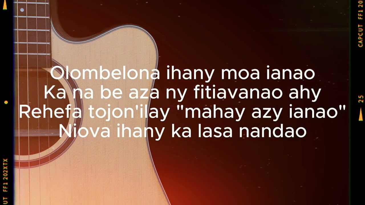 MIRADO - Ilay hatsaranao (Lyrics&Guitare) - Karaoke Gasy 2024