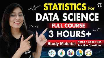 Statistics for Data Science Full Course | 3+ Hours Beginner to Advanced