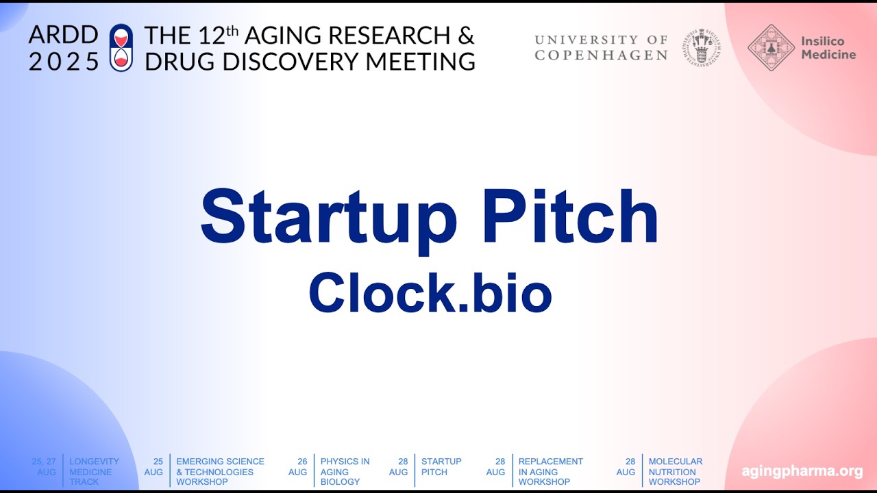 Clock.bio at Startup Pitch ARDD2025