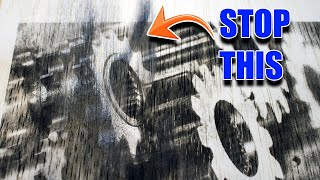 Borax Laser Engravings that Don't Smear!