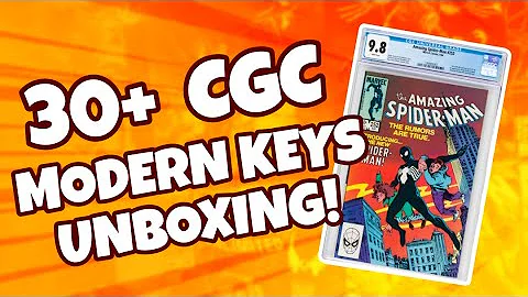 CGC Unboxing | 30+ Modern KEY Comics and First Appearances | Grade Reveal!