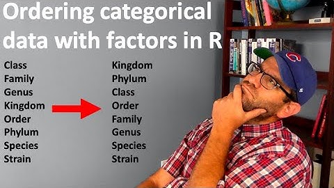 How to order categorical variables in R with factors: Reorganizing output to make it pretty (CC035)