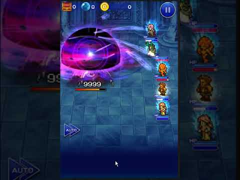 極FFRK【【滅＋】決戦騎ティアマット(クリスタルタワー-天降す彩の翼-)】ⅩⅢメンバーで挑戦