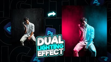 Dual Lighting Effect in Photoshop 2023 || Dual Lighting Manipulation || Design With Frankee