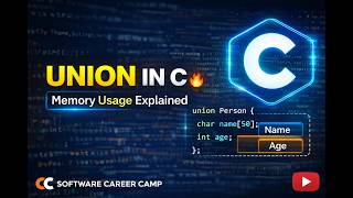 Union in C Programming | Class-8|Explained with Example | C Language Tutorial