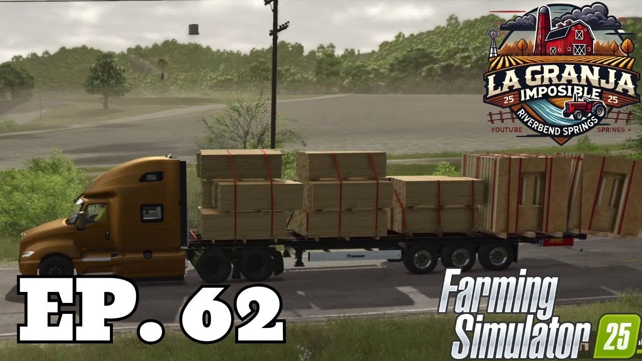 Vendemos Paredes Prefabricadas y Preparamos las Cabras | Farming Simulator 25 Cap. 62