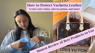 A #LVHack – How to remove water marks from vachetta leather. #LouisVui, louisvuitton