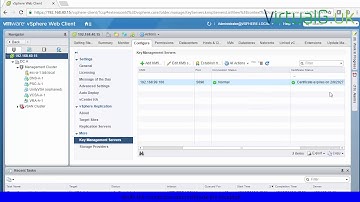 vSphere 6.5 Virtual Machine VM Encryption in 2 minutes - VirtualG.uk