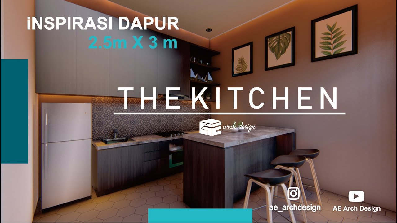 Inspirasi Desain Dapur Minimalis Unik Ukuran 2