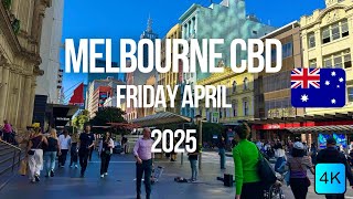 Melbourne CBD city tour 2025 in 4 k  | Melbourne walk 4K