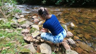 Asmr Camping - Making A Delicious Barbecue By The River - Cooking Outdoor