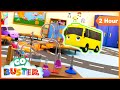 SCHOOLBUS Science Project 💥 MELTDOWN 💥 | Go Learn With Buster | Videos for Kids