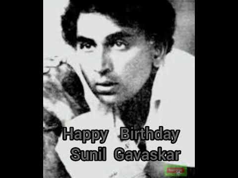 Sunil Gavaskar Birthday whatsapp status