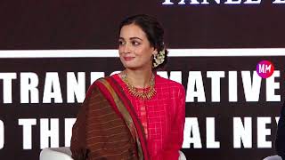 Aditi Rao & Dia Mirza At The Press Conference Of Dadasaheb Phalke International Film Festival (P-1)