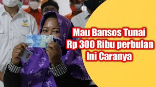Cara mencairkan Bansos Tunai Rp 300 ribu perbulan dan Cara cek Penerima BST di dtks.kemensos.go.id