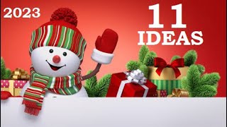 11 Christmas Ornaments ideas for Christmas TreeAffordable Christmas Decoration craft ideasDIY