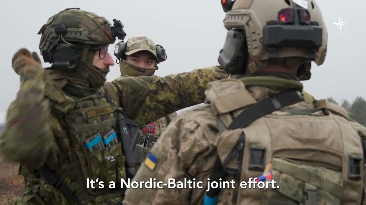 Operation Legio with Ukrainian Soldiers at Camp Jomsborg, Poland