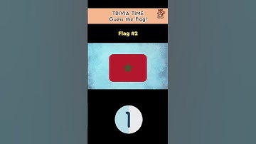 Only 2% can guess the last Flag! 5 Flags in 15 Seconds! MEDIUM Difficulty! #trivia #flags #shorts