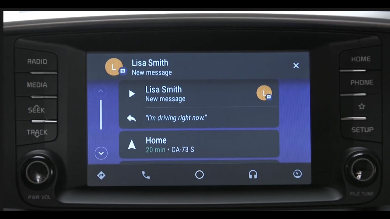 Android Auto Text Size