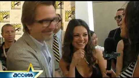Interview with Gary Oldman and Mila Kunis at Comic...