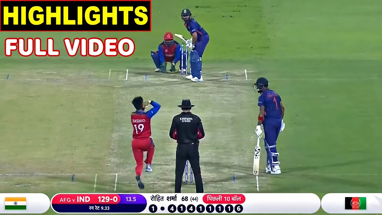 India Vs Afghanistan Match T20 World cup 2021 Full Match Highlights IND VS AFG FULL HIGHLIGHT ROHIT