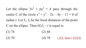 Let the ellipse 3x^2+py^2 = 4 pass through the centre C of the circle x^2+y^2-2x-4y-11=0 of radius r