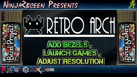 Retroarch- Set up Bezels and launching games