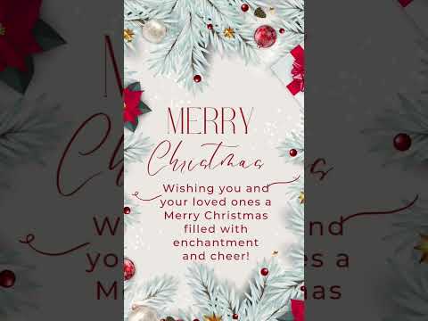 Merry christmas wishes | Christmas special whatsapp status | Best Christmas Greetings #christmas