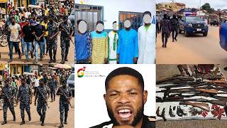 Police VS 6 Armed Robbers : 1 de@d 5 Arrested in Police operation on robbERY in Upper West